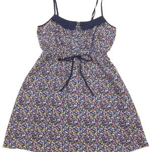 FOREVER 21 Multicolor Sun Casual Dress Waist Tie Collar Detail sz M